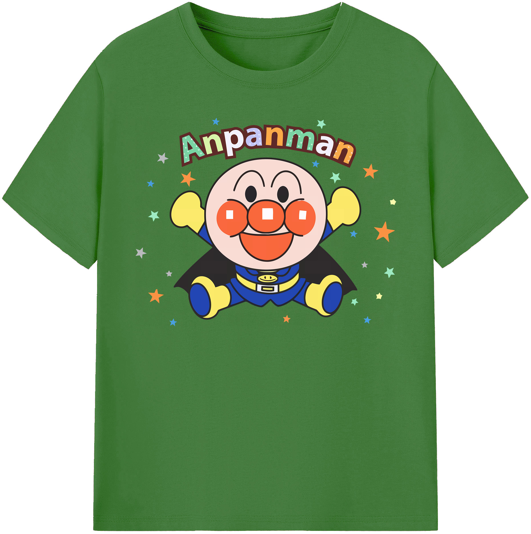 （画像用） アンパンマン Anpanman レディースカジュアルプリントTシャツ（綿100％）